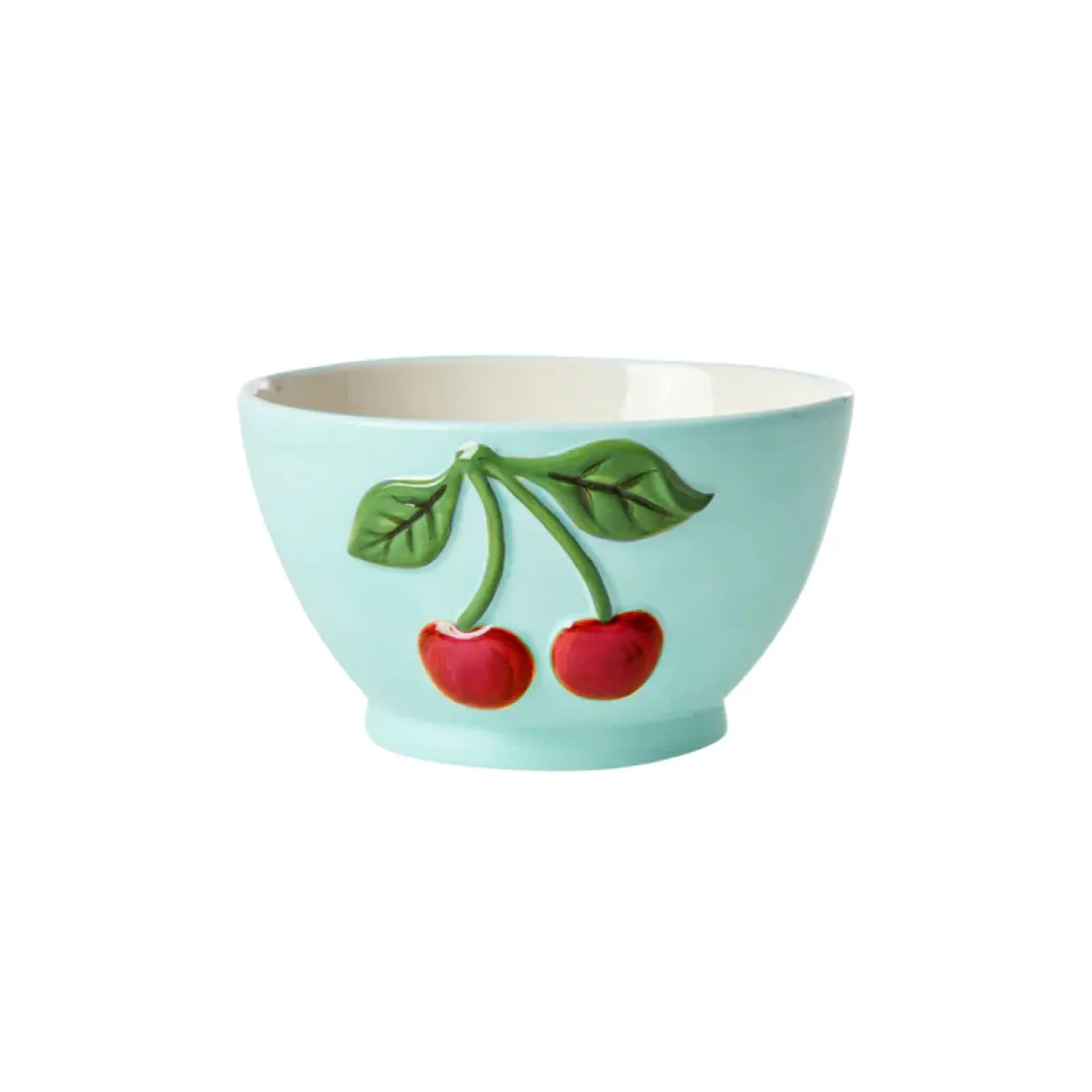 RICE Mugs, Bols Et Tasses | Saladiers, Bols Et Coupelles^Bol céramique cerises Ø 12 cm - menthe