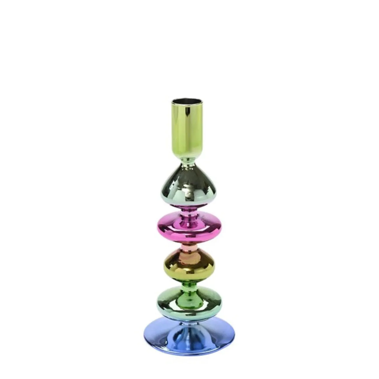 GIFT COMPANY Petits Objets Décoratifs^Bougeoir h.21 cm Shanghai- multicolore