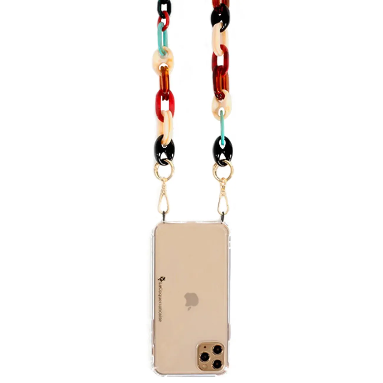 LA COQUE FRANÇAISE Chaînes De Téléphone^Chaîne de téléphone bijou - multicolore