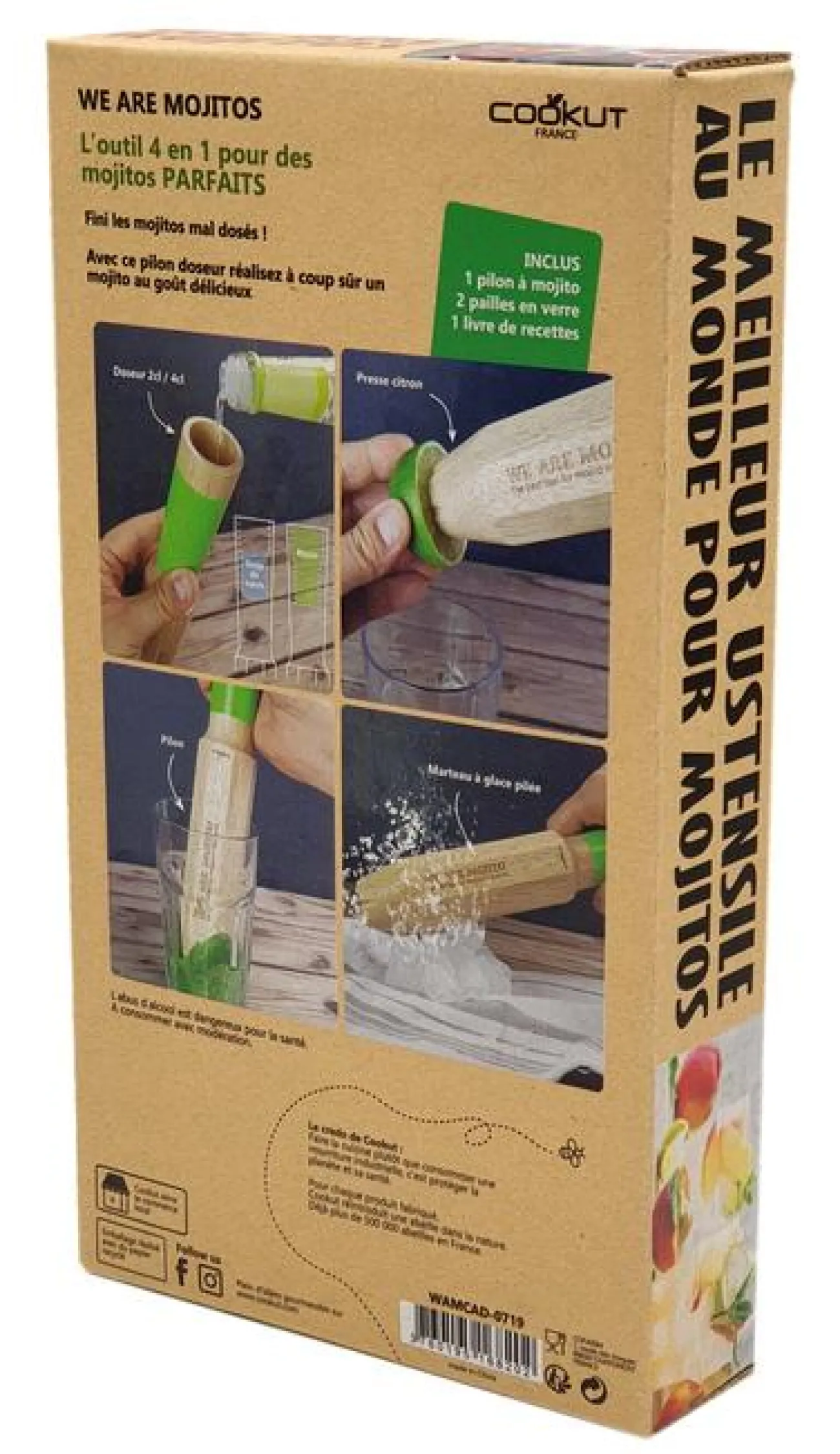 COOKUT Ustensiles De Cuisine^- Coffret cadeau Mojito