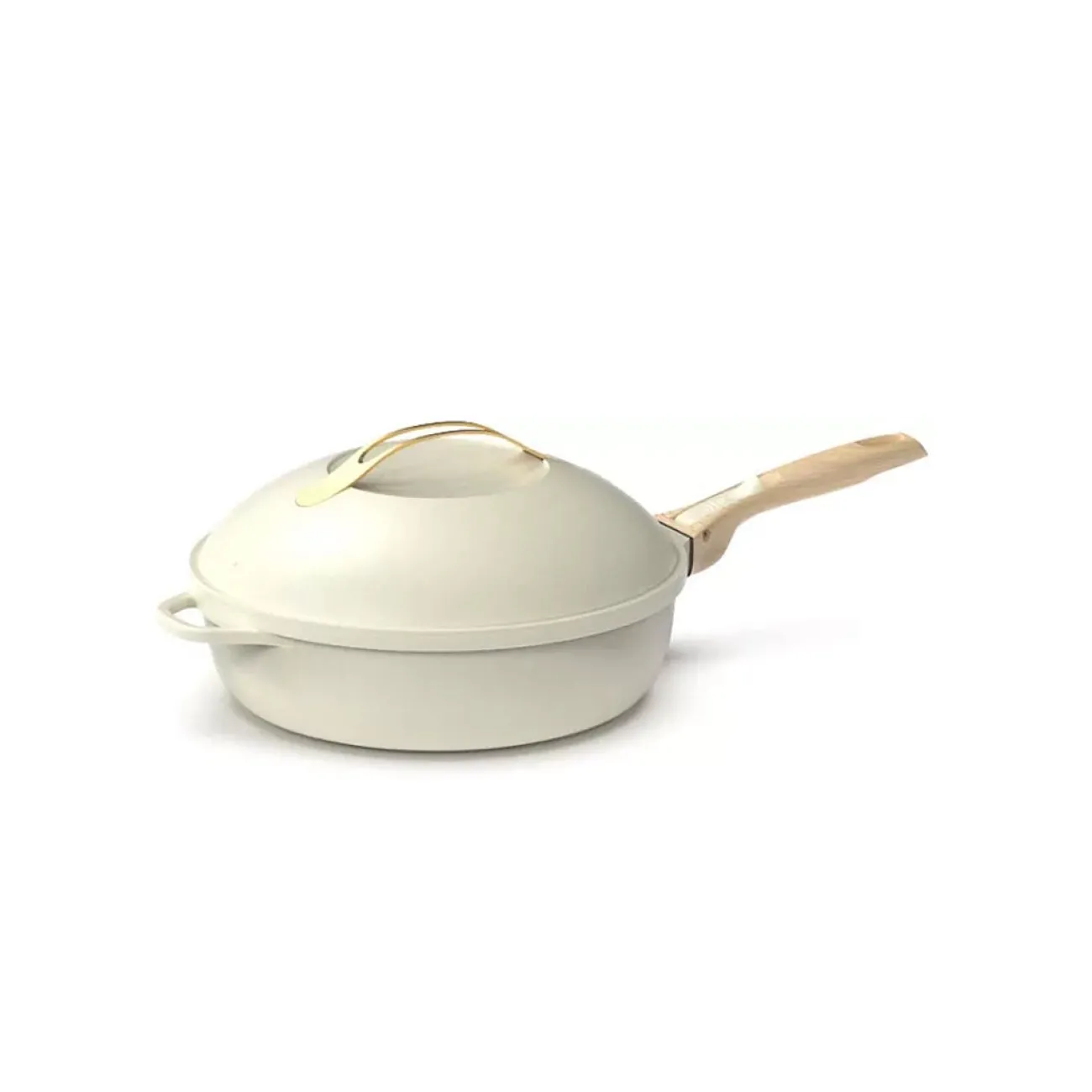 COOKUT Ustensiles De Cuisine^La Fabuleuse - Poêle 8 en 1 - ø 24 cm - Meringue