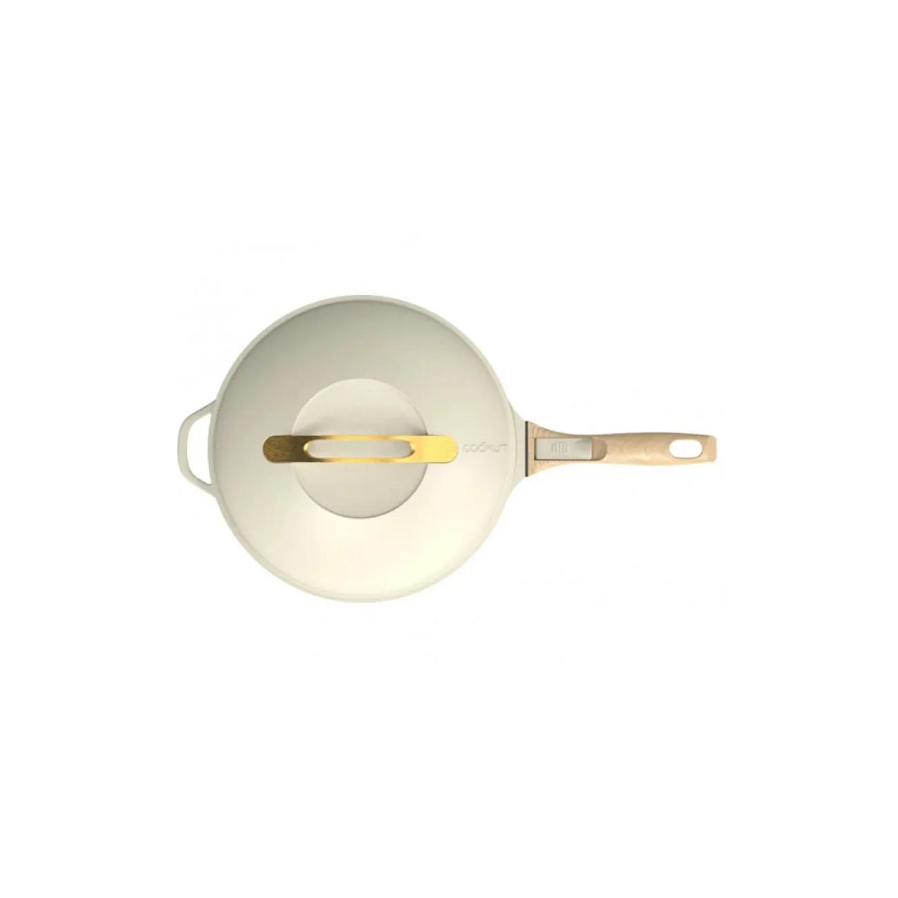 COOKUT Ustensiles De Cuisine^La Fabuleuse - Poêle 8 en 1 - ø 24 cm - Meringue
