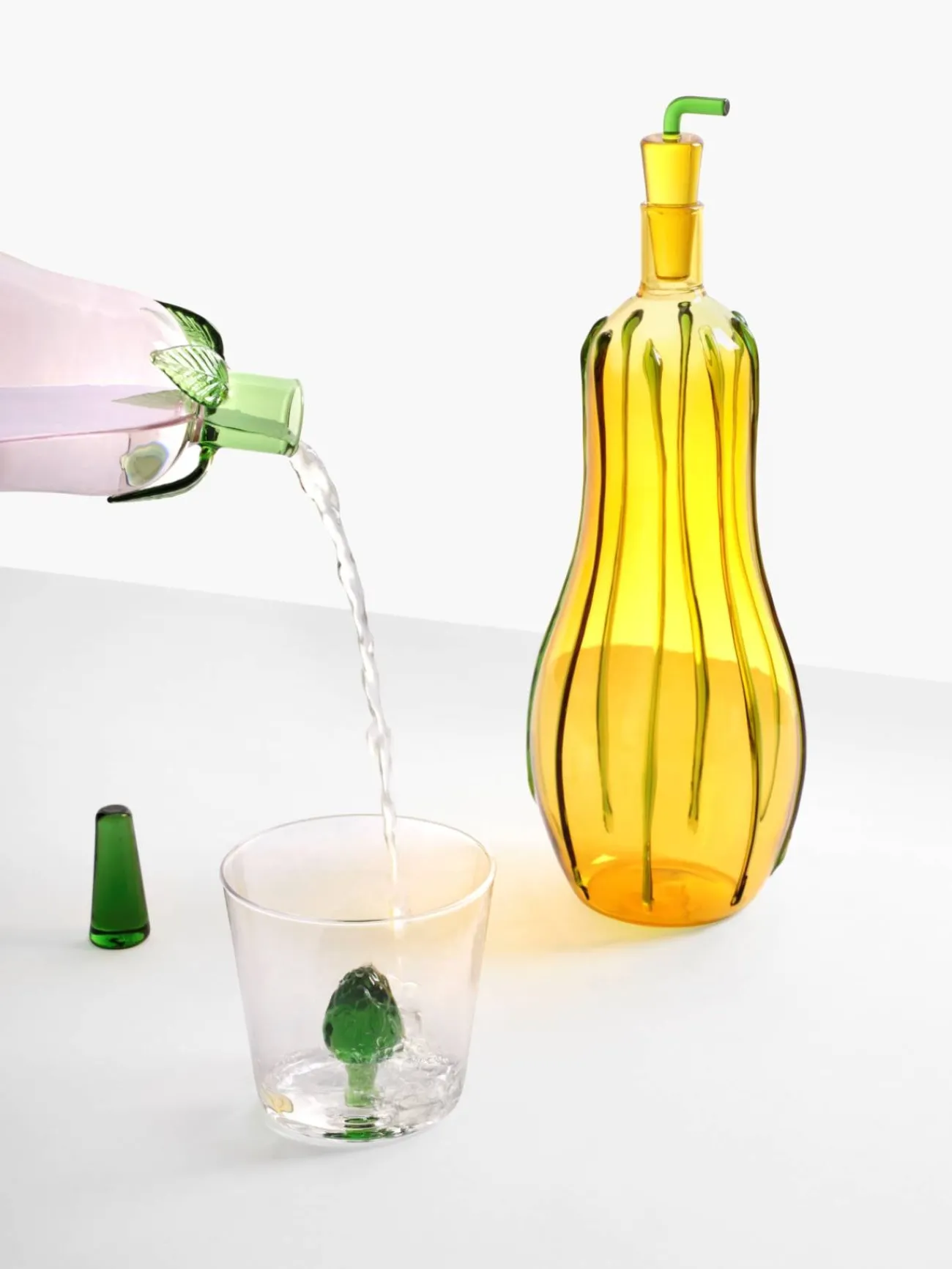 CORRADO CORRADI Carafes Et Bouteilles^Ichendorf Bouteille - Courgette H.26 cm