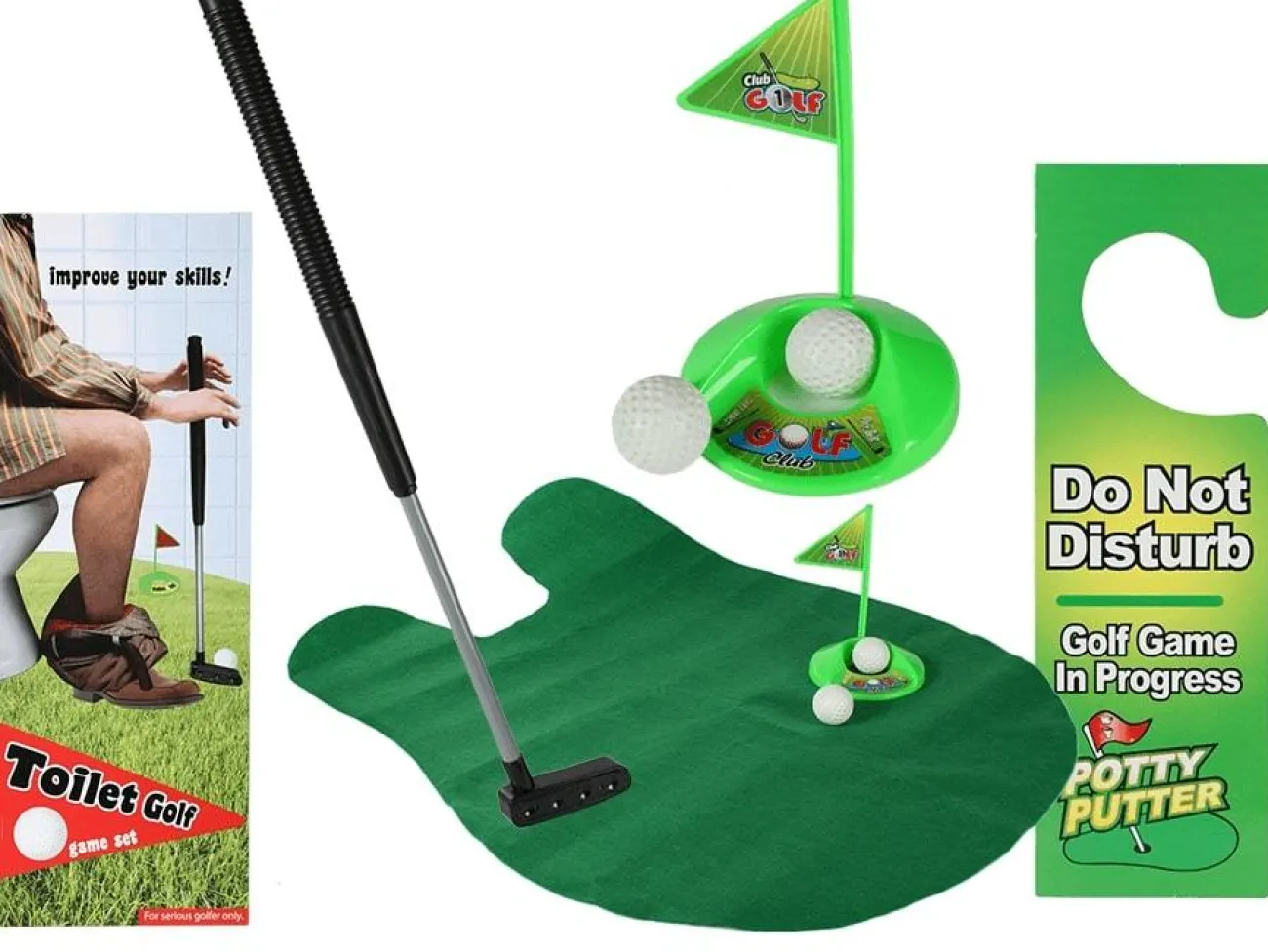 OUT OF THE BLUE Jeux & Fun^Jeu - Golf toilette
