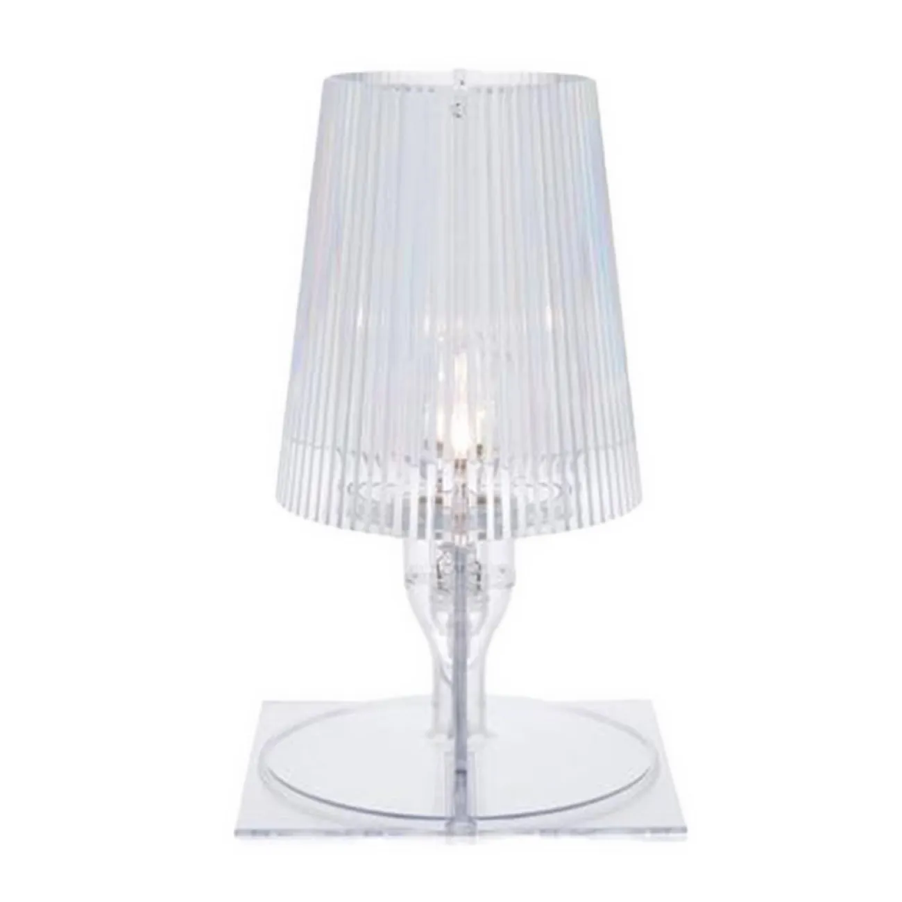 KARTELL Lampes À Poser^- Lampe - Take - Cristal
