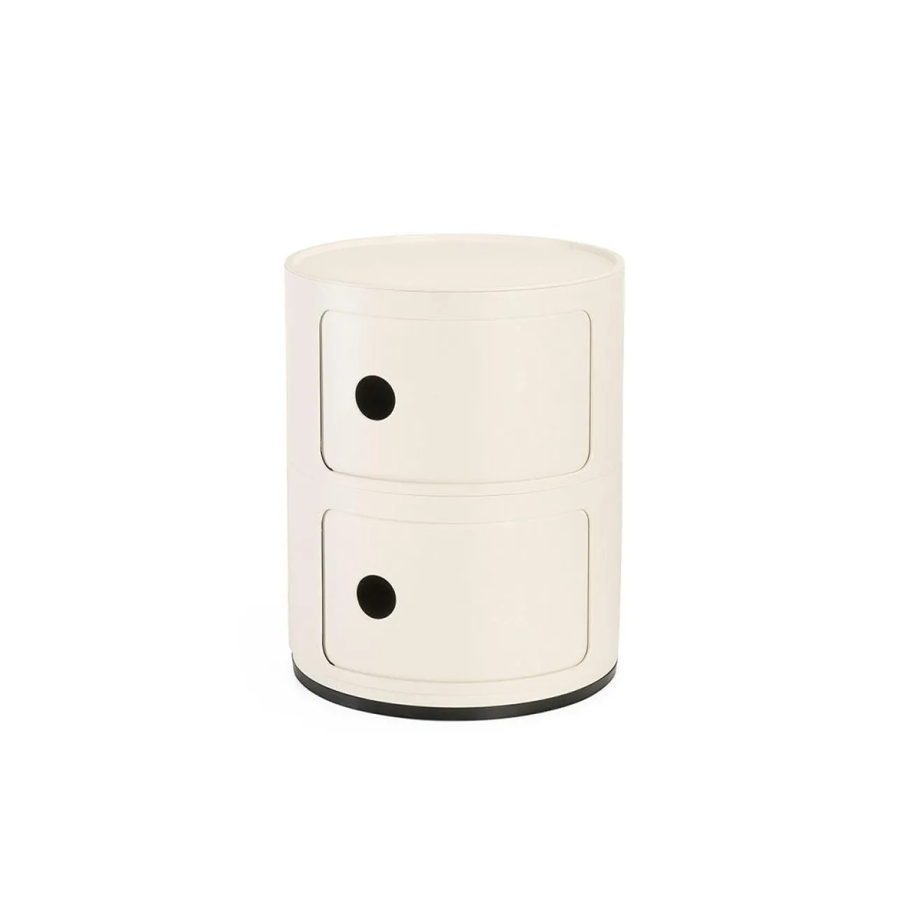 KARTELL Rangements^- Meuble - Componibili (2 tiroirs) - Blanc Mat