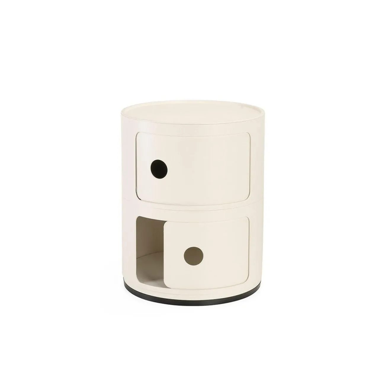 KARTELL Rangements^- Meuble - Componibili (2 tiroirs) - Blanc Mat