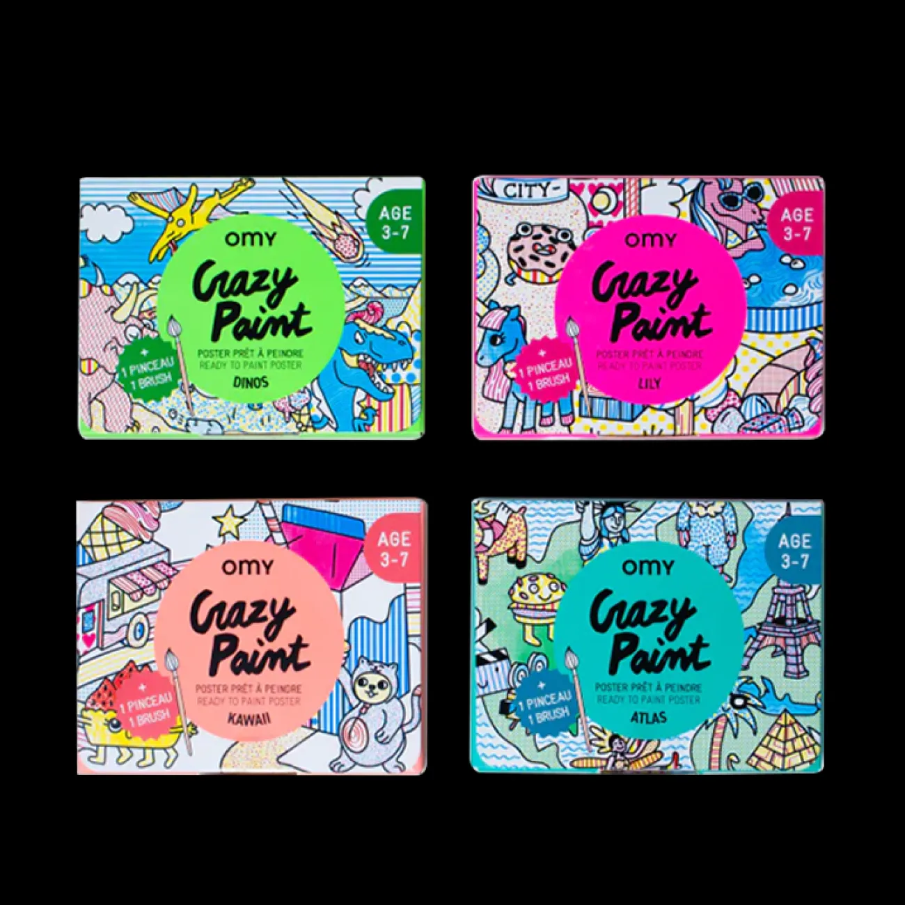 Enfant OMY Jouets Et Coloriages | Jeux & Fun^Crazy paint - plusieurs modèles