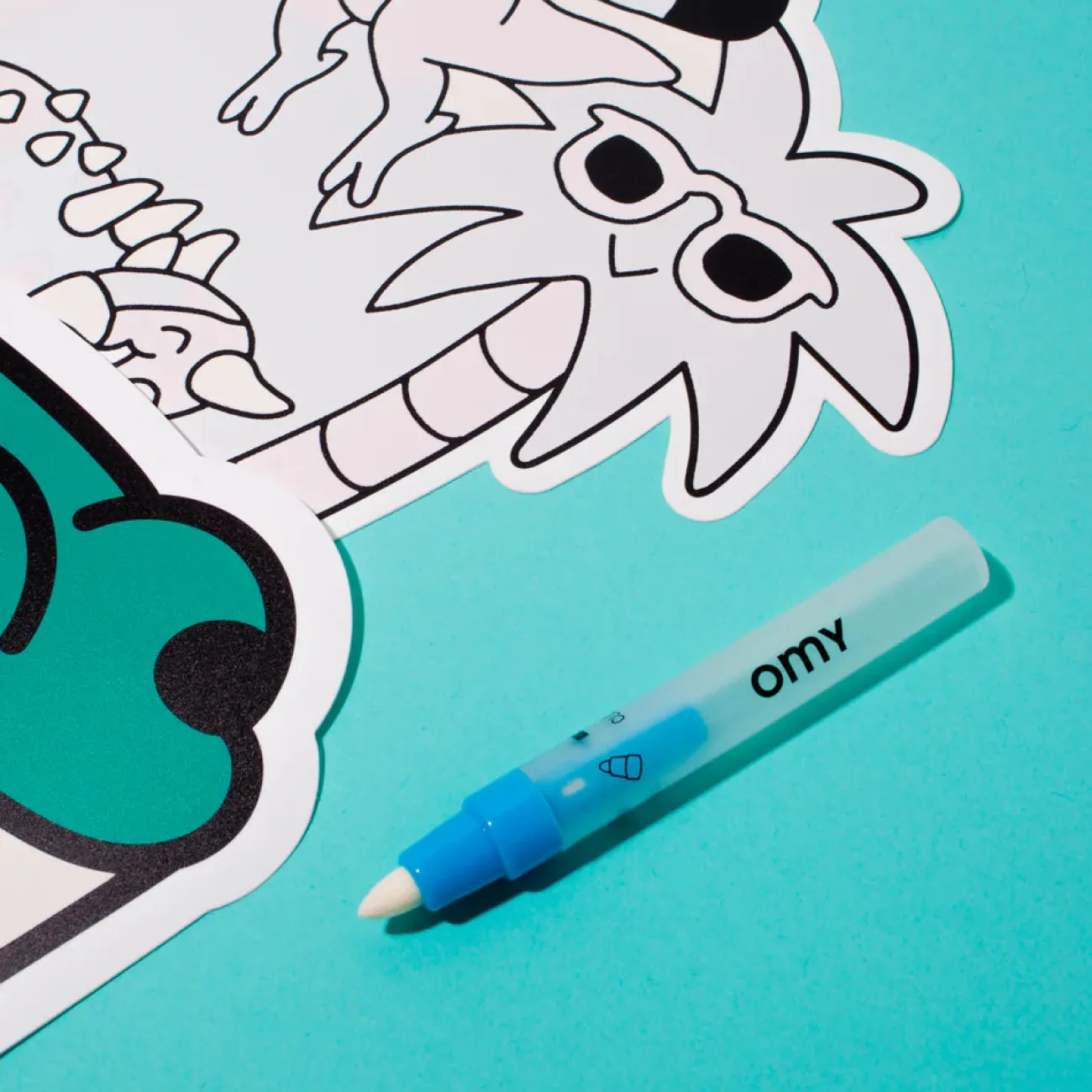 Enfant OMY Jouets Et Coloriages | Jeux & Fun^Sets de table à colorier à l'eau - 2 modèles