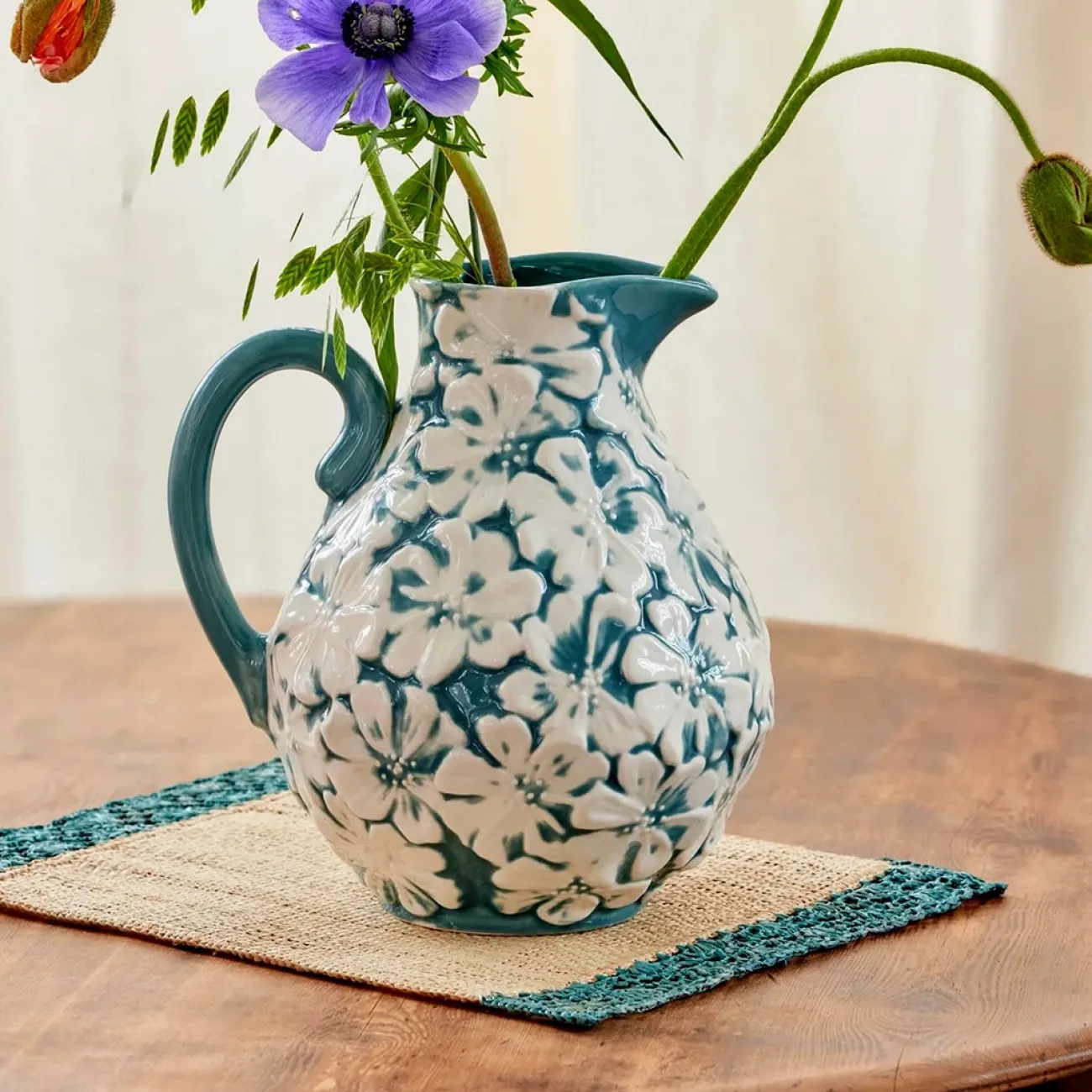 RICE Carafes Et Bouteilles^Pichet Céramique 4.5L - Flowers