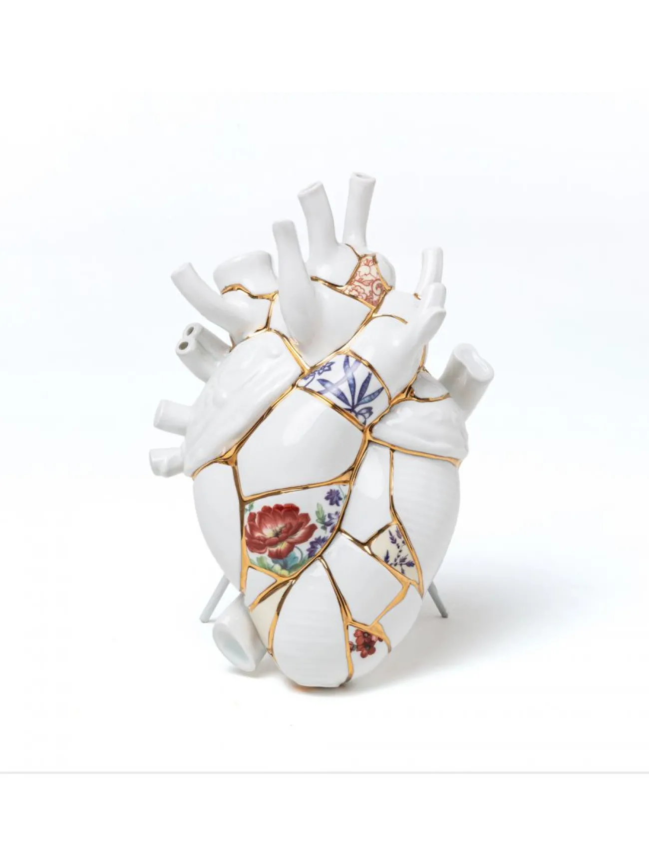 SELETTI Petits Objets Décoratifs | Vases, Caches Pot^Vase h.25 cm - Love in Bloom, Kintsugi