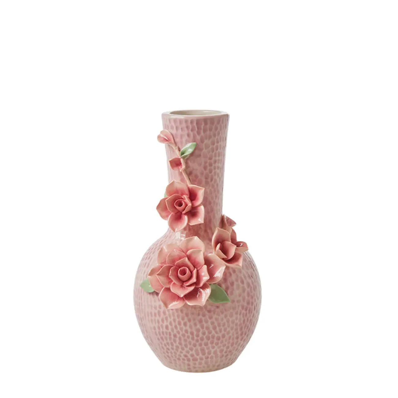 RICE Vases, Caches Pot^Vase Céramique - Flowers Rose